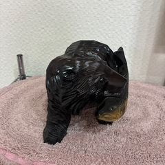 木熊の置物の画像