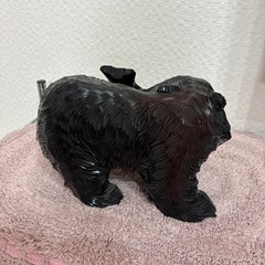木熊の置物の画像