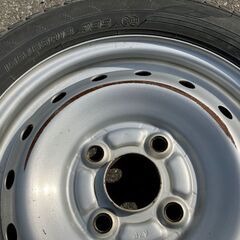 HONDA　ライフ純正13インチスチールホイール・タイヤ4本セットの画像