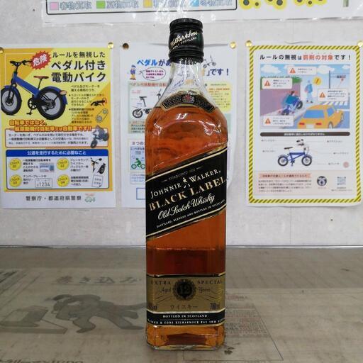 ウイスキー ジョニーウォーカー ブラックレーベル 700ml 未開栓