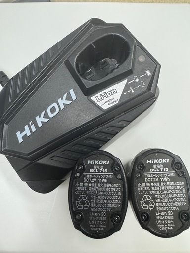 ハイコーキ　BCL715 バッテリー2個セット