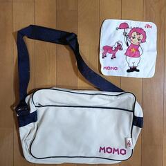 新品ＴＣＫmomoショルダーバックとmomoハンカチ