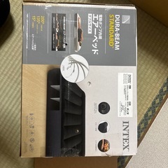 1回使用　電動ポンプ式エアーベッド　ダブルサイズの画像