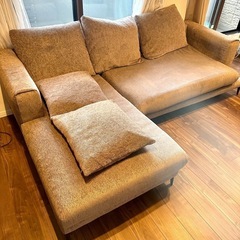 アルモニア　グレー 　右カウチソファの画像