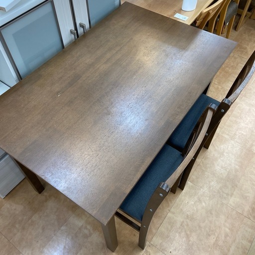 ダイニング3点セット　ブラウン　16,500円