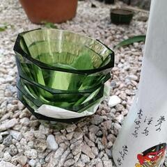 ガラス器 水差し お盆 一輪挿し 花瓶　食器　茶碗の画像