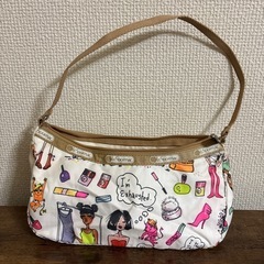 ①極美品LeSportsac 手さげポーチ  