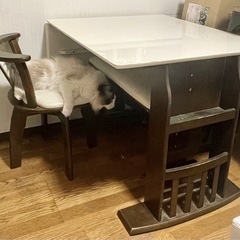 ダイニングテーブル　椅子付き