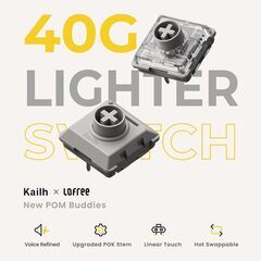 【新品】Flow Lite 100キーロープロファイルメカニカルキーボード、75％スワップ可能な充電式ワイヤレスキーボード2.4G無線接続、Bluetooth接続、Windows、Macの有線接続/スペクターリニアキースイッチ（フラミンゴ）英语配列 技適認証取得 の画像
