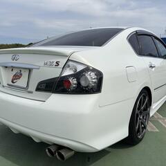 神奈川【自社ローン】保証人無可★全国対応★フーガ【350GT タイプS】社外19インチAW/Bluetooth/サウンルーフ/ワンオーナー/社外マフラー/走行中TV可/バックカメラ/レザーシート/サイド・フロントカメラ/シートヒーター&クーラー/パドルシフト/ETCの画像