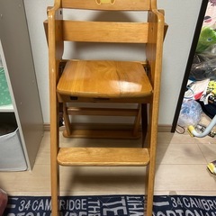 ベビーハイローチェア❤️木製❤️カトージ　極上美品の画像