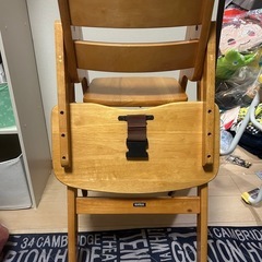 ベビーハイローチェア❤️木製❤️カトージ　極上美品の画像