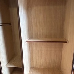 大川家具ミラー付きクローゼットの画像