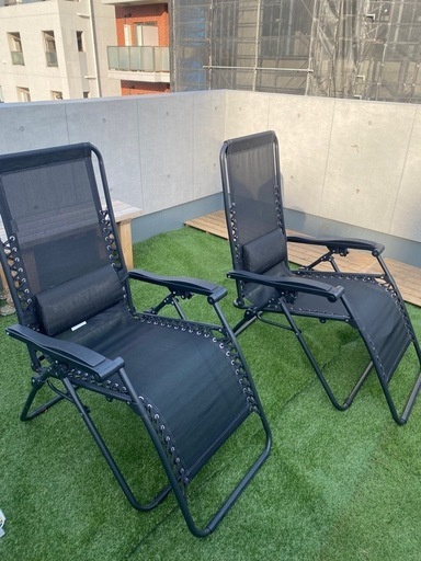 インフィニティチェア/アウトドアチェア/折りたたみ 2脚