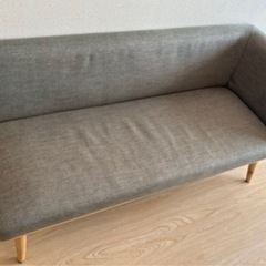 3人掛け　グレー　ソファの画像
