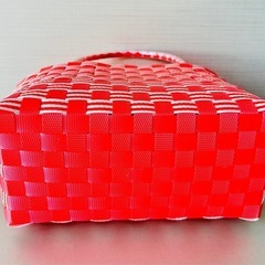 【未使用品】ツートンかごバック　 プラカゴ　の画像