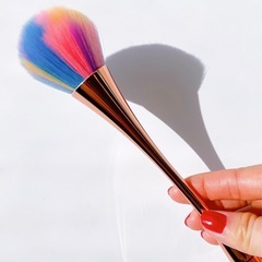 新品未使用！コインポーチ付！SNS話題メイクブラシ[sugar.C beauty]DING DIING MARACAS BRUSH　レインボーの画像
