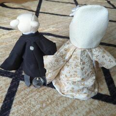 【未使用】ハンドメイド ぬいぐるみ 飾り 結婚式などにの画像