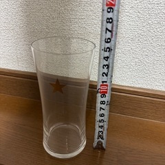 ① コップ　黒ラベル　うすづくりグラスの画像