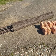 【専用ブロック入れたすべての価格】パパッと広げて簡単 洋風たてす 340㌢幅 日よけ ハトメ付き サンシェード 遮光 日差し軽減 西日 暑さ対策 電気代節約 屋外 軒下 戸建て 庭 玄関 テラスの画像