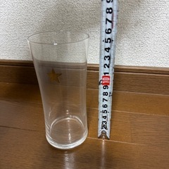 ② コップ　黒ラベル　うすづくりグラスの画像