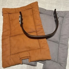 Leander ハイチェアクッション2点＆セーフティバーセット