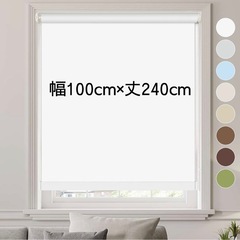 KIGHSIN ロールスクリーン 幅100cm×丈240cm 1...