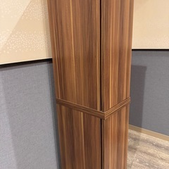 下駄箱　ダークブラウン