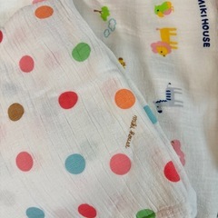 ミキハウス ガーゼおくるみ2枚セット