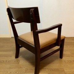 【引取り限定】B.P.John Furniture USビンテージ 木製 ダイニングチェア 米軍家具 ミッドセンチュリーの画像