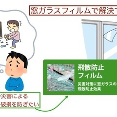 防犯、飛散防止など！窓フィルム施工！ - 岐阜市