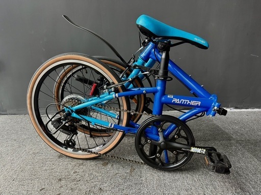 美品】未使用PANTHER 折りたたみ自転車 7段変速 軽量コンパクト