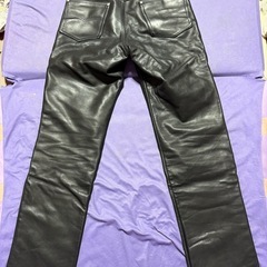 SCHOTT、ショット、レザーパンツ 28inchの画像