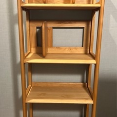 美品⭐︎子供　学習デスク　本棚　ERIS KIDS 50 RACK ISSEIKI　の画像