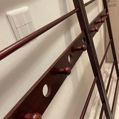 木製たためるハンガー衣桁