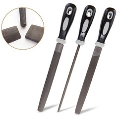 【新品未使用品】細かい歯やすりセット、鋼やすりやすりやすり木製ツールセット、フラットファイル、フラットファイル、ジュエリー、金属、プラスチック、木材、DIYプロジェクト用の半円形ファイル、3個の画像