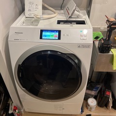 ②美品　ホワイト色　パナソニック　NA-VX900L ドラム式洗...