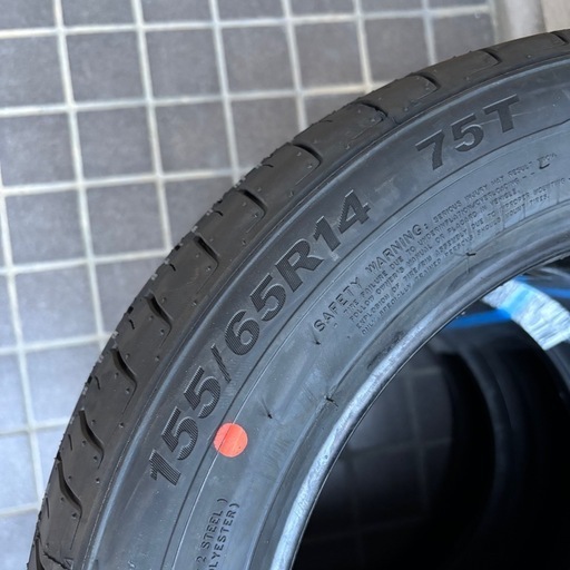 軽自動車  155/65R14　新品タイヤ 4本　スタンダードタイヤ KR203 KENETICA ECO ケンダ⑤ 発送も可！送料込