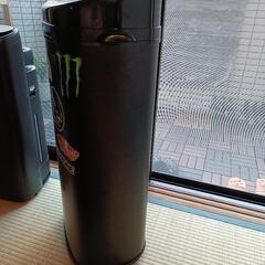 引取限定！　45L　ごみ箱　スチール　ごみ箱　大きめ　黒色　中古品　　の画像