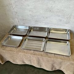 ステンレス製 バット ４種類６点セット 業務用 まとめ売り キッ...