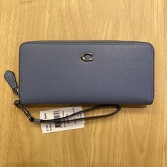 コーチ　コンチネンタルブルー長財布A⑤【新品未使用】の画像