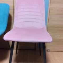 最終値下げダイニングチェアピンク