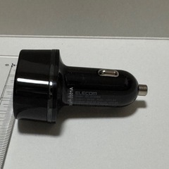 ELECOM シガーソケット USB 充電器の画像