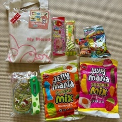 お菓子・ウォーターミニゲームストラップ