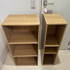 カラーボックス2個セット