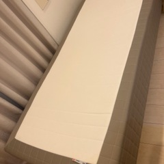 IKEA SKARER イケア 脚付シングルベッド 脚付スプリン...