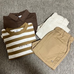 【新品・未使用】n.o.u.s シャツ Tシャツ パンツ　80㎝