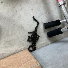 子供用自転車　１６インチ　水色　ジャンク品の画像