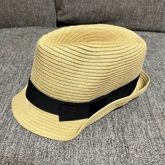 【新品・未使用】branshes 麦わら帽子 48cm ベージュ