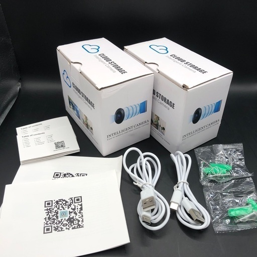 124】新品2台 2.4GHz 屋内 クラウドストレージインターネットWi